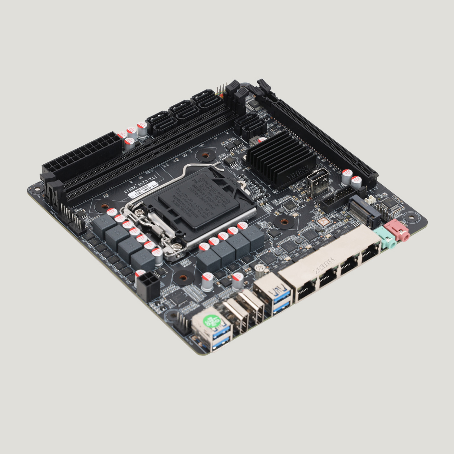 C246 Mini-ITX Motherboard 8 Ba - огляд і ціна Nas Motherboard 8 Sata Mini Itx