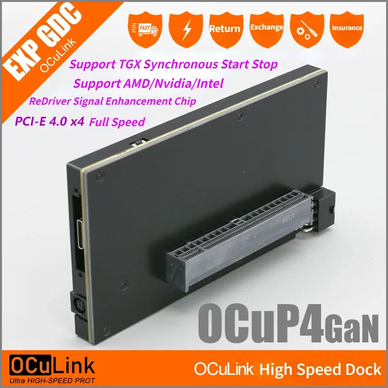 OCuP4GaN OCuLink GPU Dock Case - огляд і ціна Oculink Egpu Mini Pc