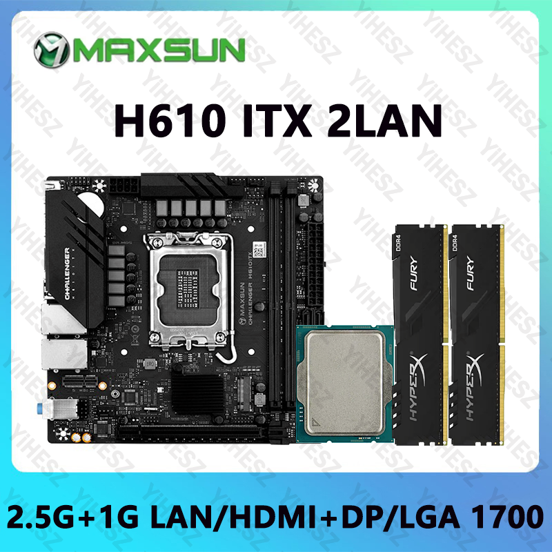 H610 ITX Motherboard Set With  - огляд і ціна Lga1700 Itx Motherboard Ddr5