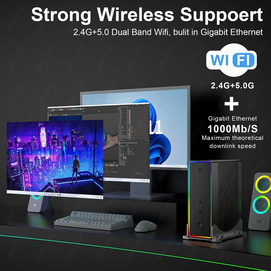 13Th Gen Gaming Mini PC Intel  - огляд і ціна Intel Core I9 13900H Mini Pc