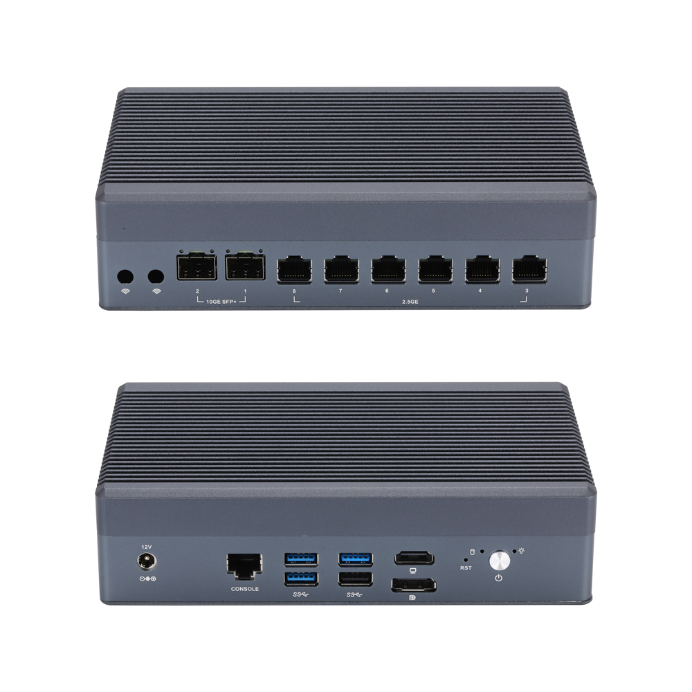 Barebone Mini PC 2x Intel 10G  - огляд і ціна Dual Lan 10G Sfp+ Mini Pc