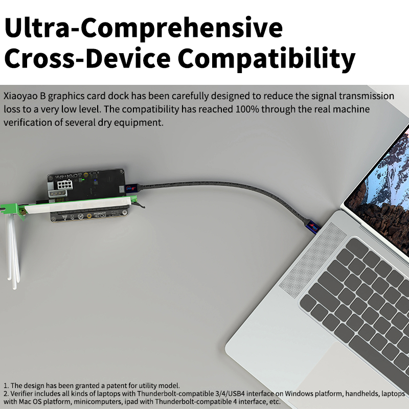 Thunderbolt 4 3 eGPU Dock Exte - огляд і ціна Thunderbolt 4 Egpu Dock Mini Pc