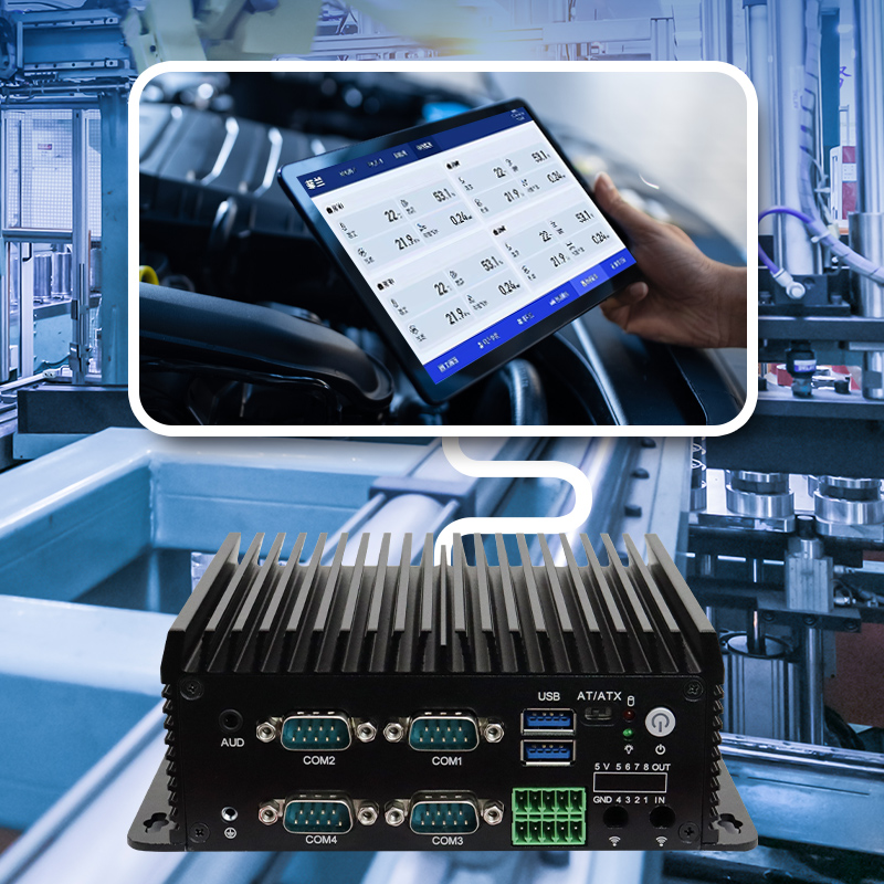 Quad Core N95 N97 Mini PC RS48 - огляд і ціна Fanless Industrial Pc Rs485 Core I7