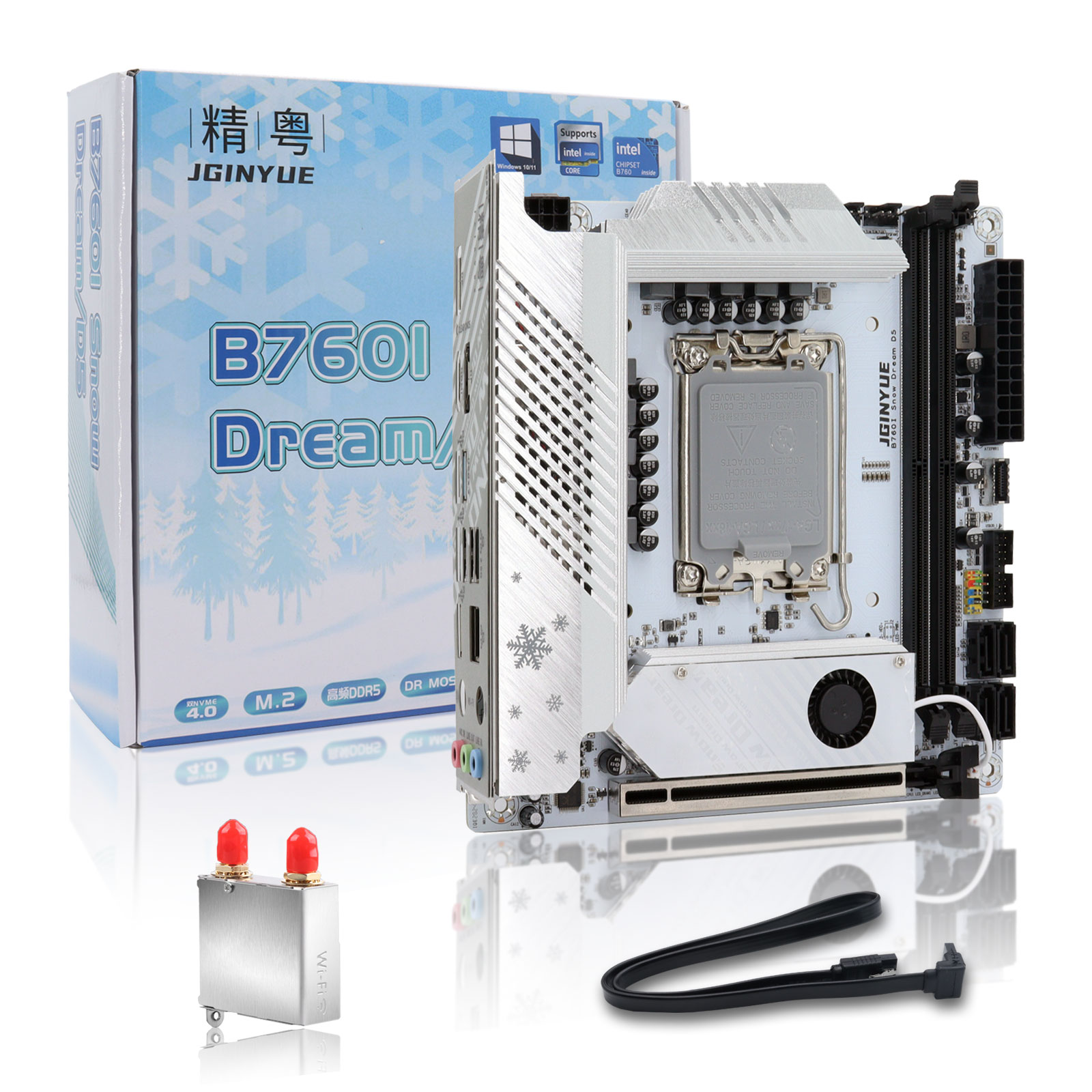 JGINYUE B760 Motherboard Mini  - огляд і ціна Lga1700 Itx Motherboard Ddr5