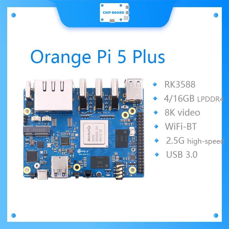 Orange Pi 5 Plus 16G RAM Singl - огляд і ціна Orange Pi 5 Plus 16Gb